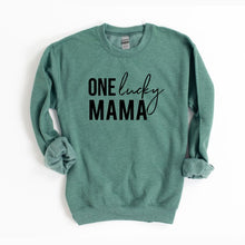 Load image into Gallery viewer, One lucky Mama Graphic Sweatshirt
