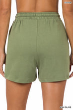 Load image into Gallery viewer, Cotton Drawstring Waist Shorts
