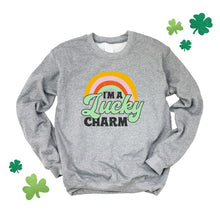 Load image into Gallery viewer, I&#39;m A Lucky Charm Graphic Sweatshirt
