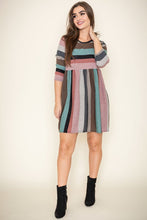 Load image into Gallery viewer, Multi Color Mini Dress
