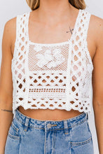 Load image into Gallery viewer, Sleeveless Crochet Top
