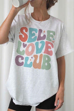 Load image into Gallery viewer, SELF LOVE CLUB GRAPHIC PLUS SIZE TEE / T-SHIRT
