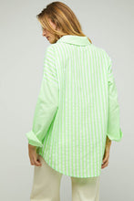 Load image into Gallery viewer, Stripe Button Down Long Sleeve Shirt
