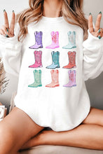 Load image into Gallery viewer, COWGIRL BOOTS WESTERN COUNTRY OVERSIZED SWEATSHIRT
