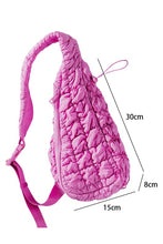 Load image into Gallery viewer, Quilted Drawstring jennie sling bag

