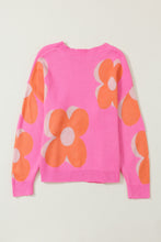 Load image into Gallery viewer, Flower Pattern Slouchy Sweater
