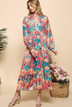Load image into Gallery viewer, Print Long Sleeve Maxi Dress
