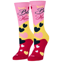 Load image into Gallery viewer, Bless Your Heart - Womens Crew Folded - Cool Socks
