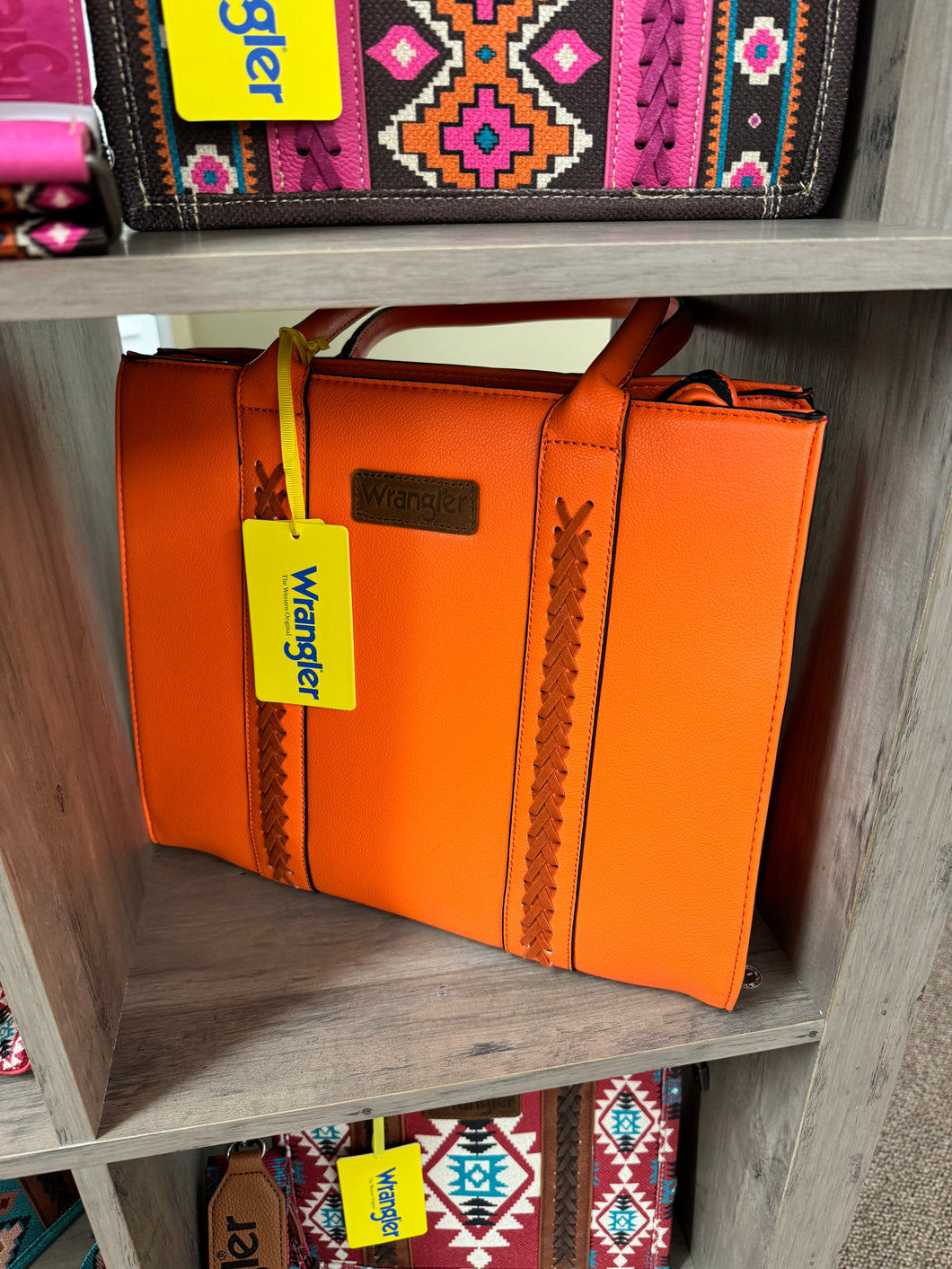 Orange Wrangler Handbag