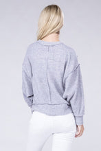Load image into Gallery viewer, Brushed Melange Hacci Oversized Sweater
