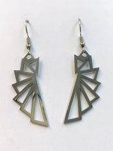 Load image into Gallery viewer, Stainless Steel Triangle Building Blocks Geometric Earrings
