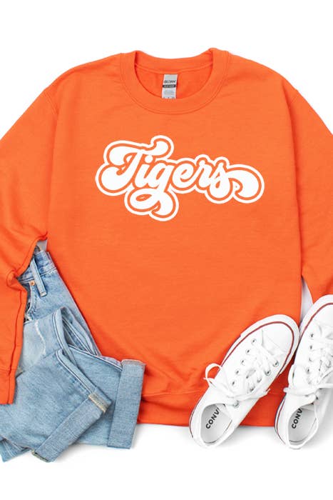 Tigers Sweatshirt: Small / Orange