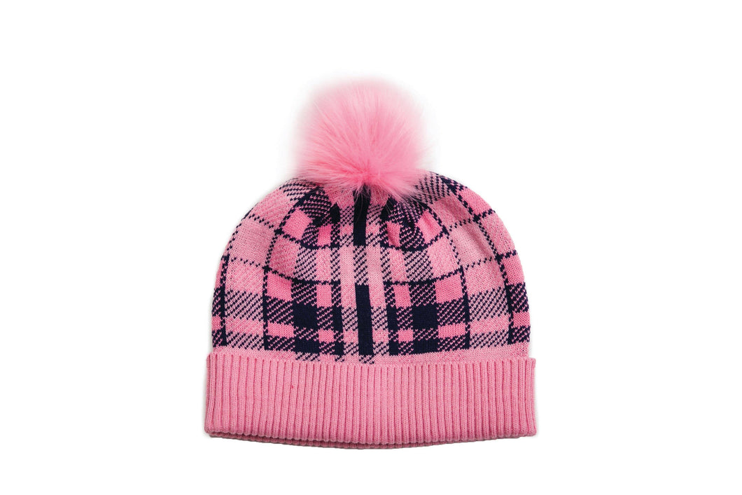 Katie Hat- 4 Colors: Pink Plaid